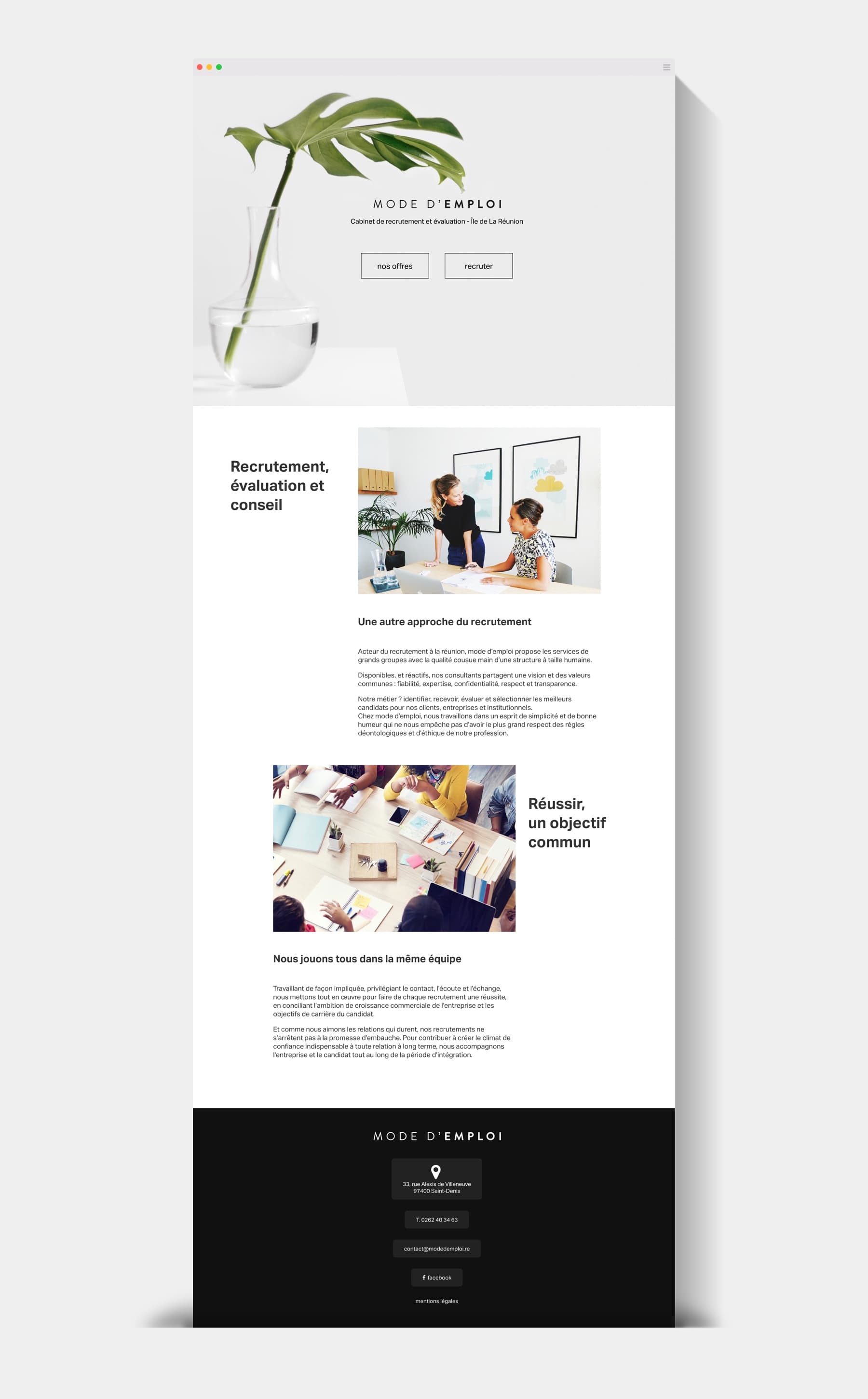 Site internet Mode d'emploi