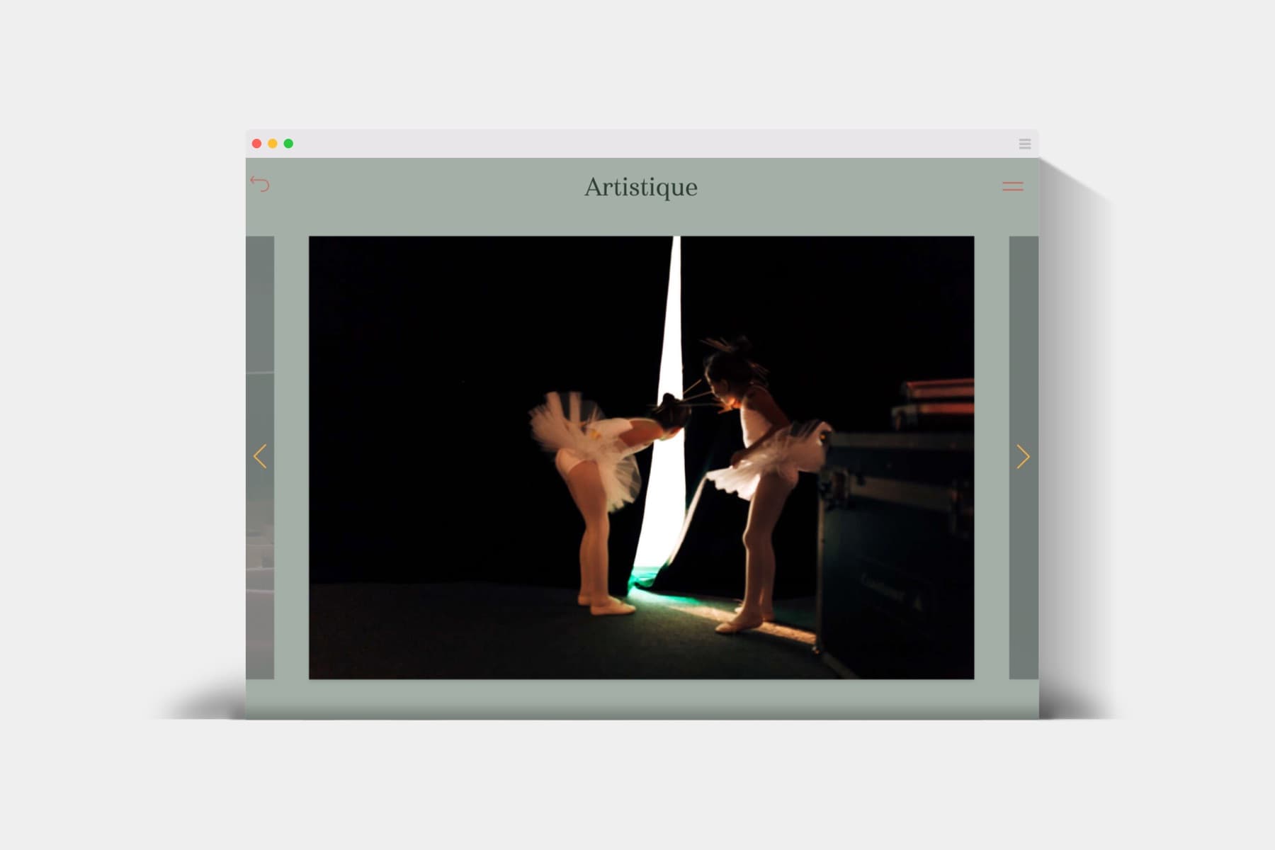 Site internet Olivia Fourets