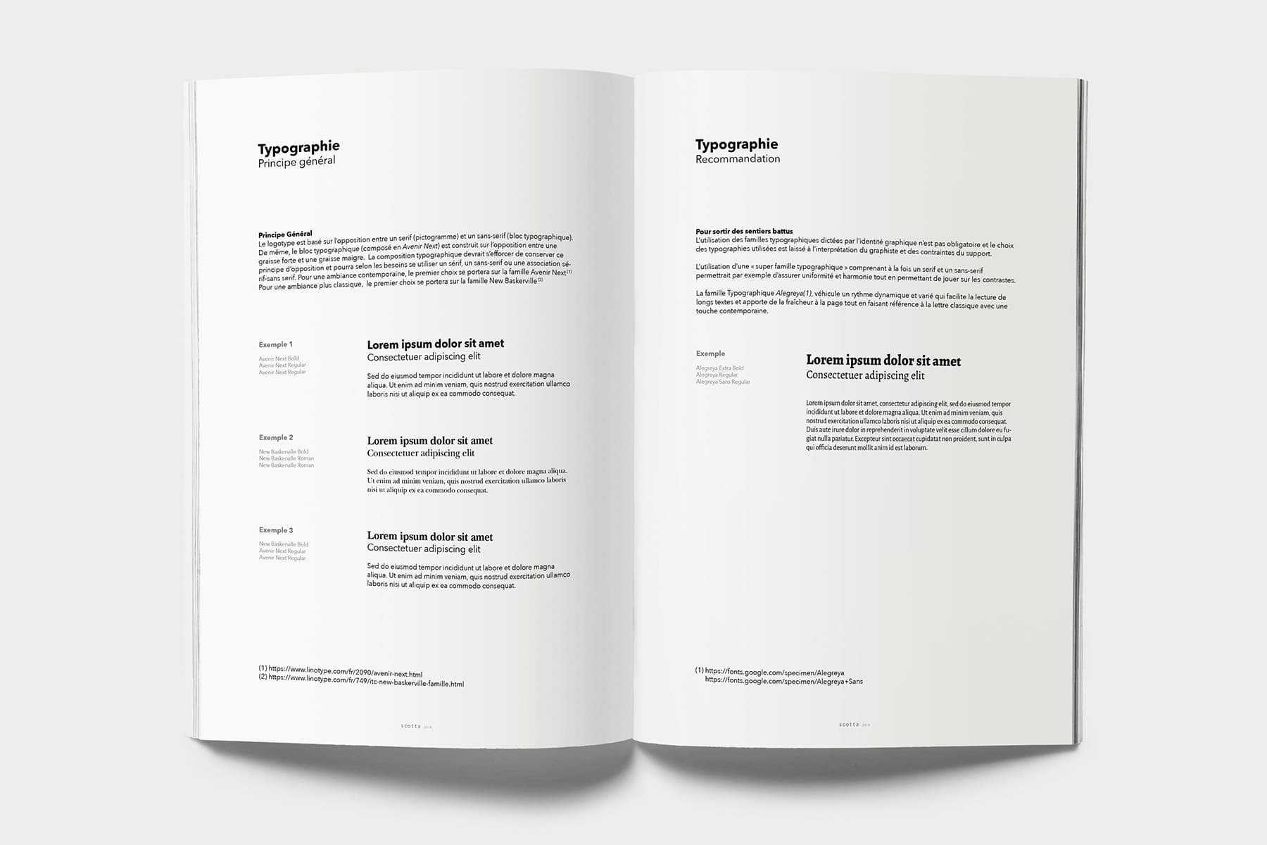 Extrait du Guide d'utilisation de l'identité graphique du PHOI