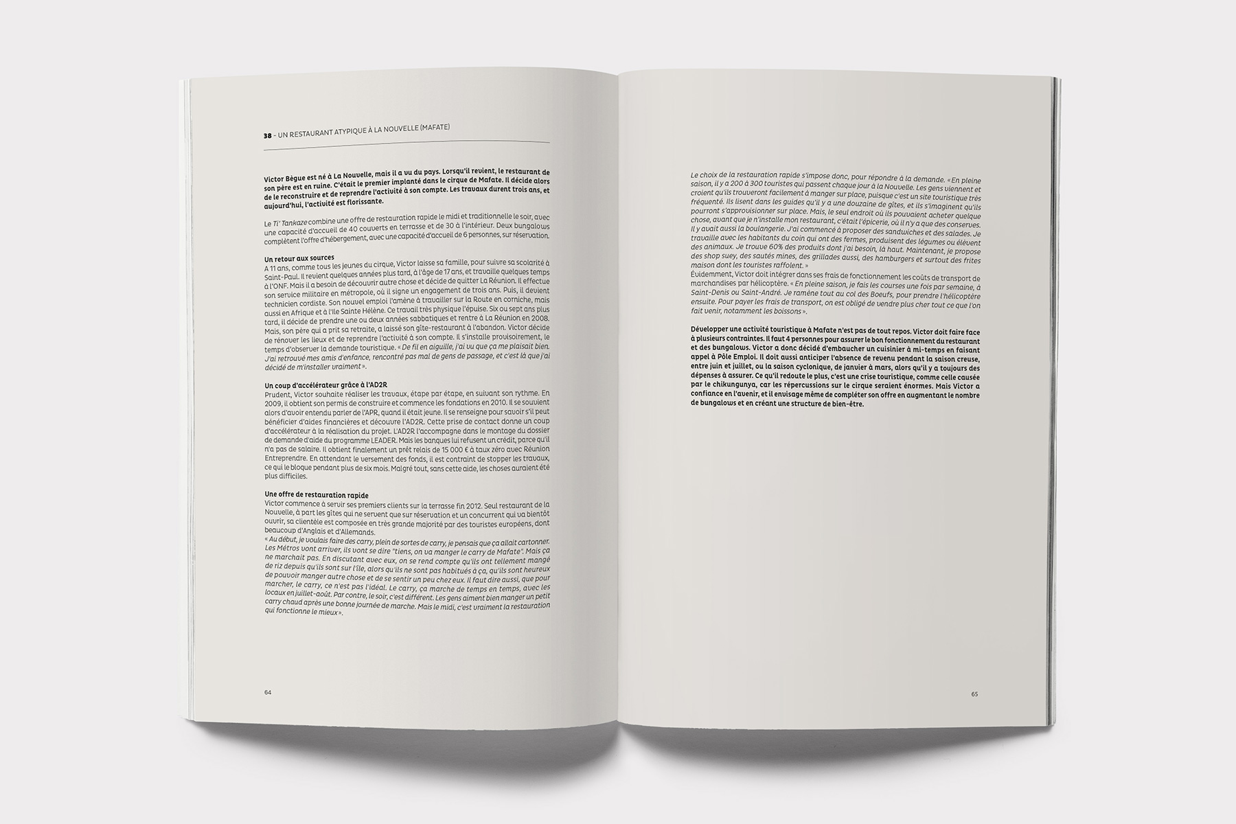 Composition typographique AD2R