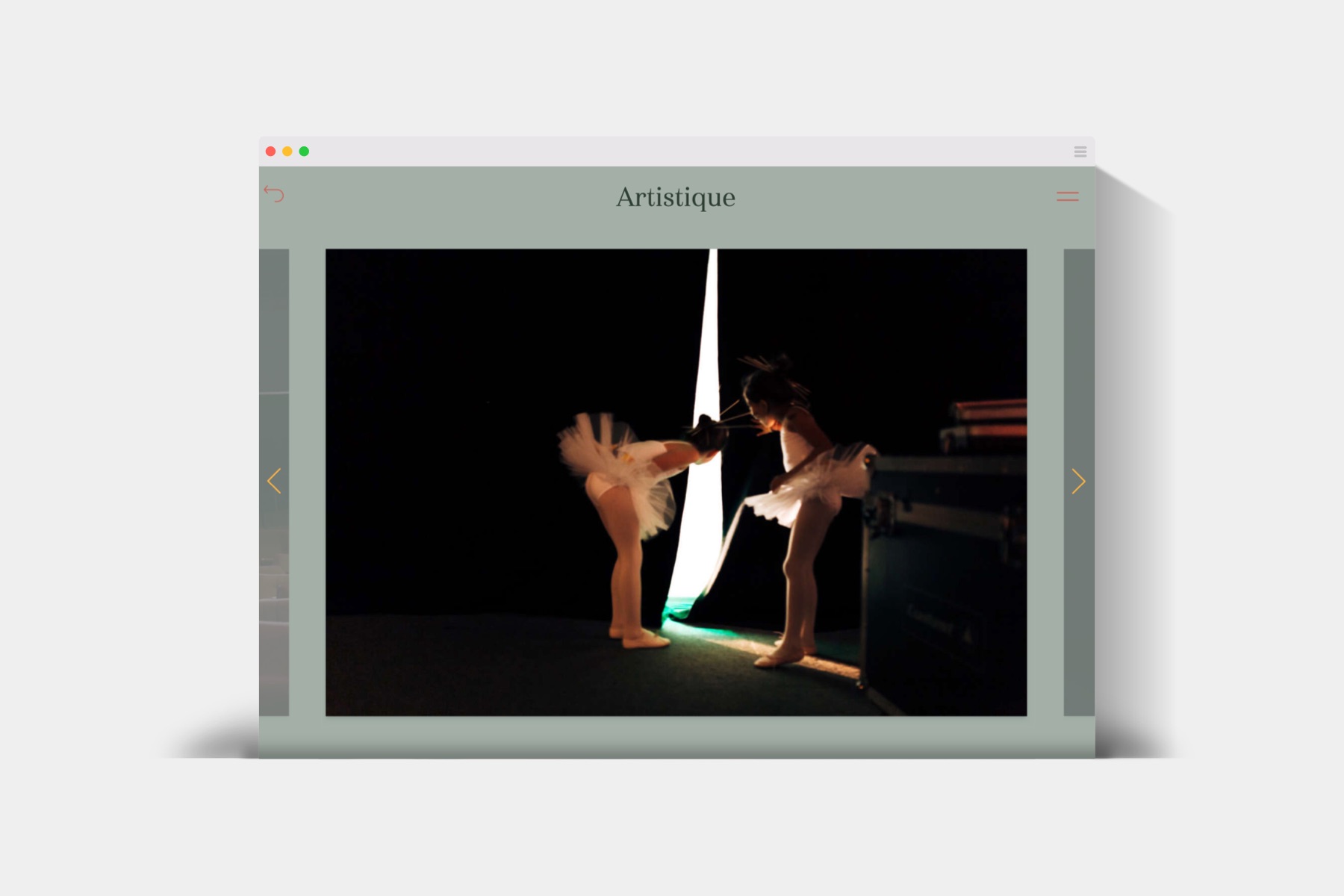 Site internet Olivia Fourets