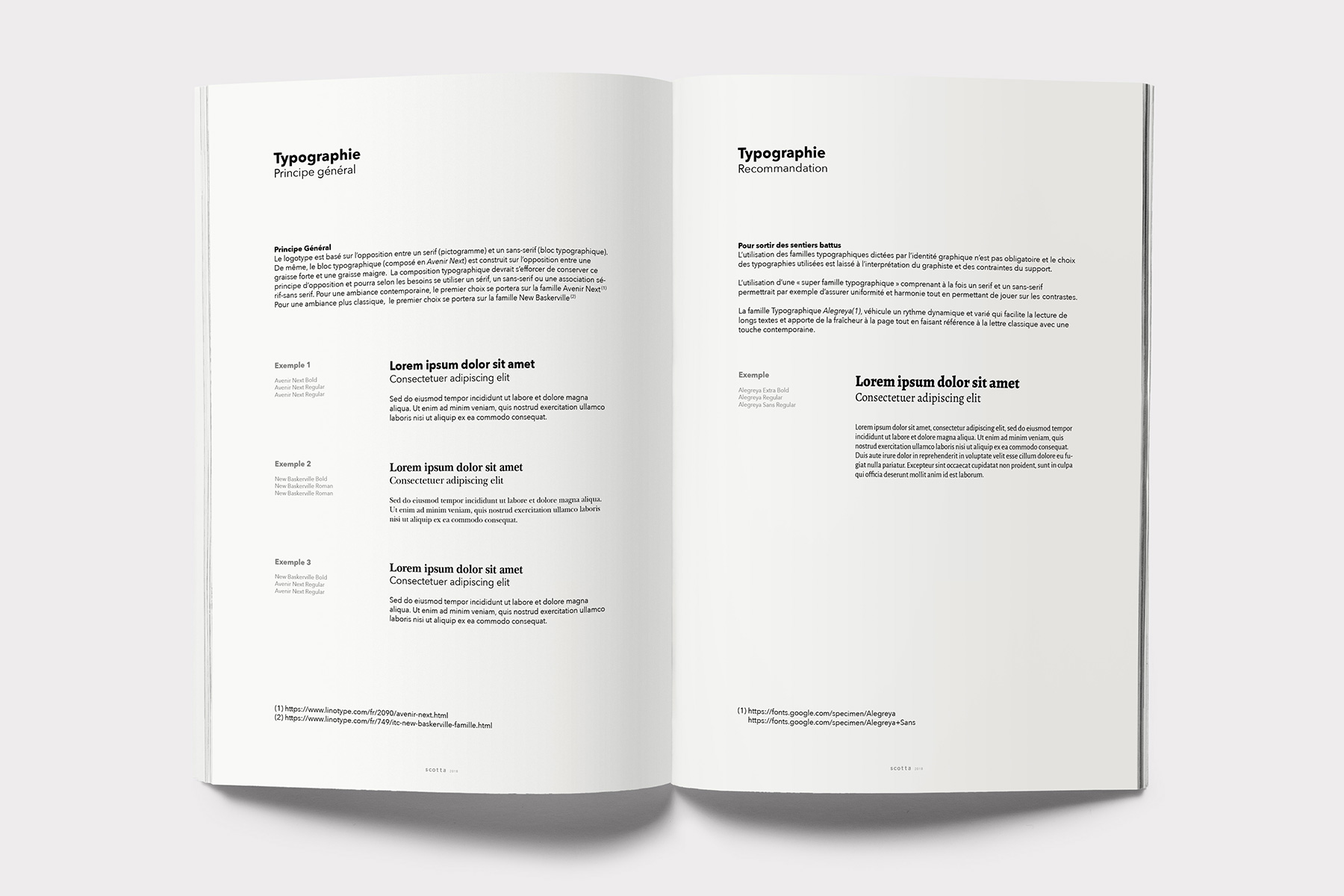 Extrait du Guide d'utilisation de l'identité graphique du PHOI
